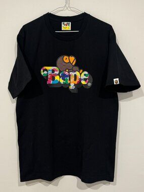 A Bathing Ape Bape Baby Milo Short Sleeve T-shirt Size L NWOT